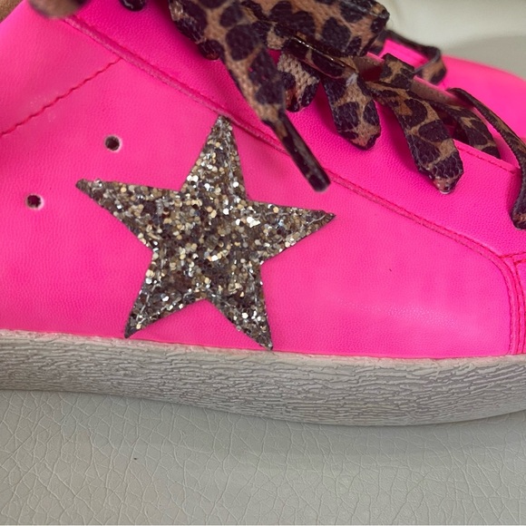 Pink Glitter Star Sneakers - Picture 4 of 13
